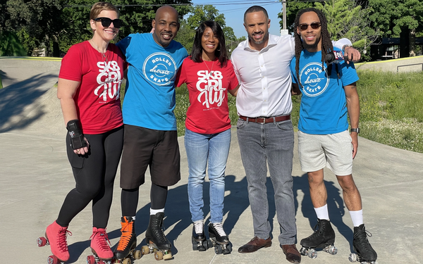 Roller Skate Detroit joined the inaugural Ferndale Gravity Festival as one of the event’s sponsors.