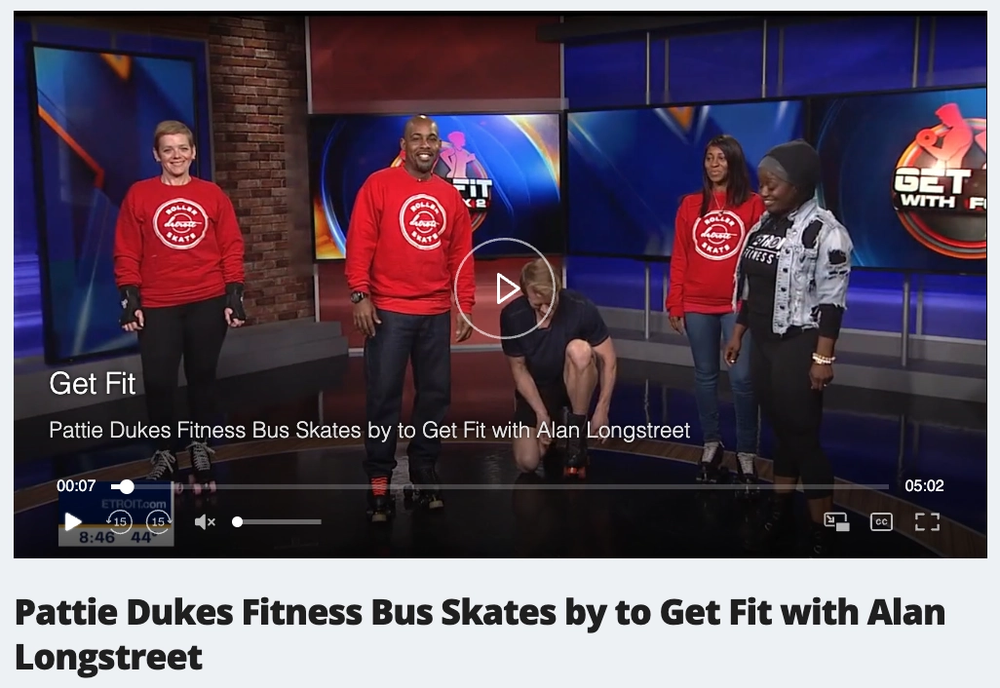 Roller Skate Detroit Featured on FOX 2 Get Fit with Alan Longstreet