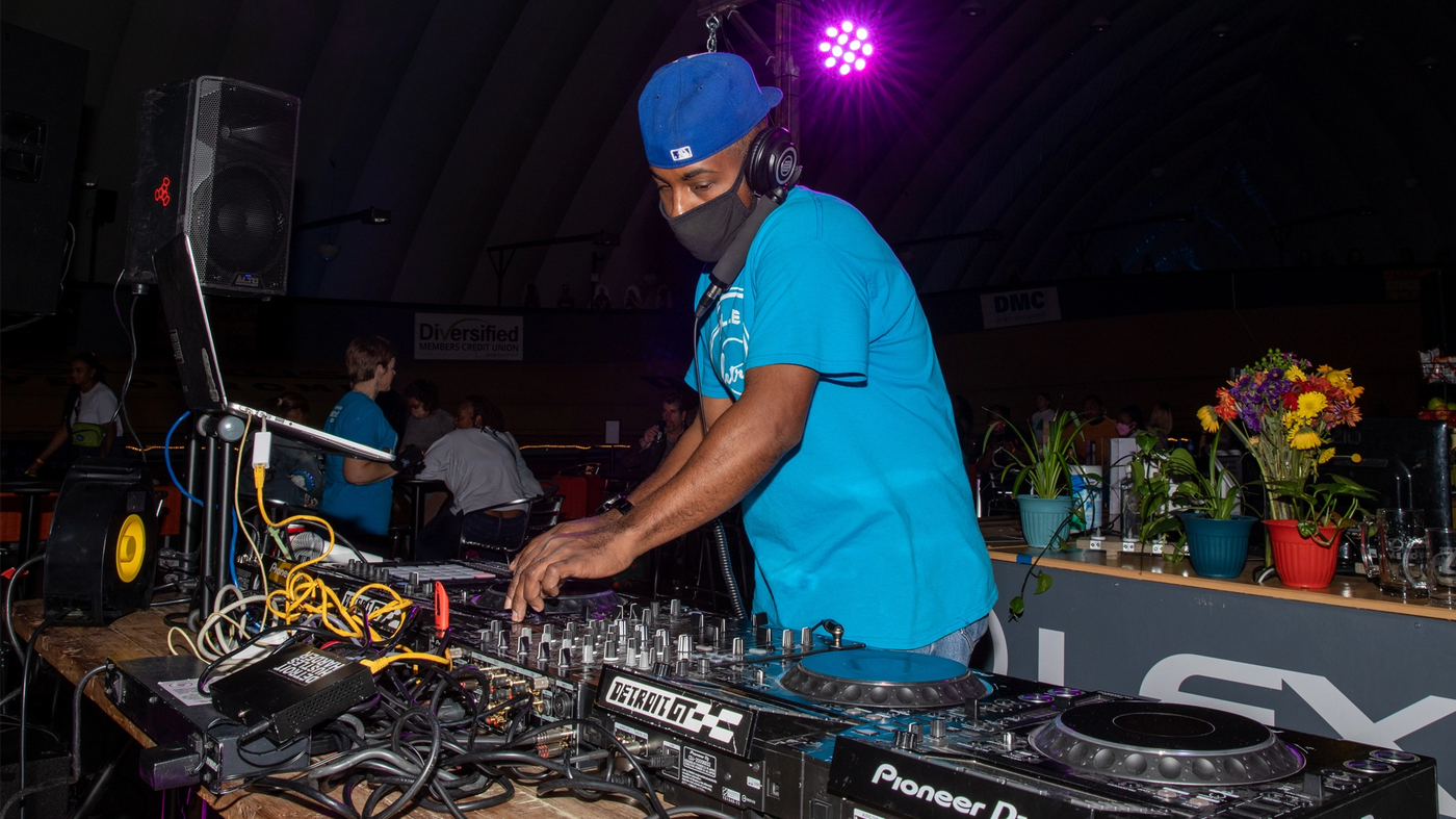 Keith Walker Founder and CEO of Sarovyn as sprHero Detroit Premier Skate DJ